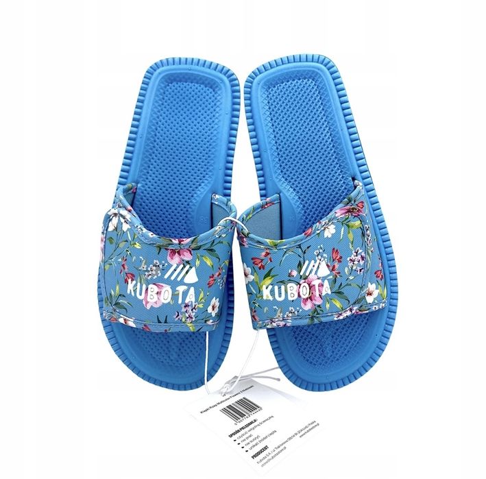 Kubota klapki 39 kwiatuszki