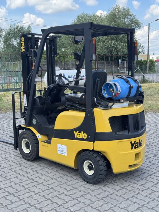 Wózek widłowy YALE 1.5t [2019] 1500kg | przesuw | KRAJOWY | LPG | NOWE OPONY