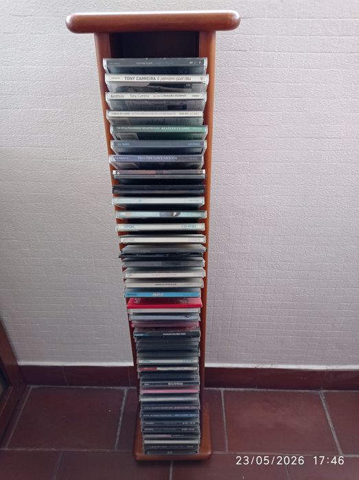Estante CD'S pinho maciço