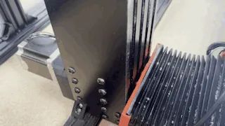 Suporte Traseiro para Cobertura Milo CNC