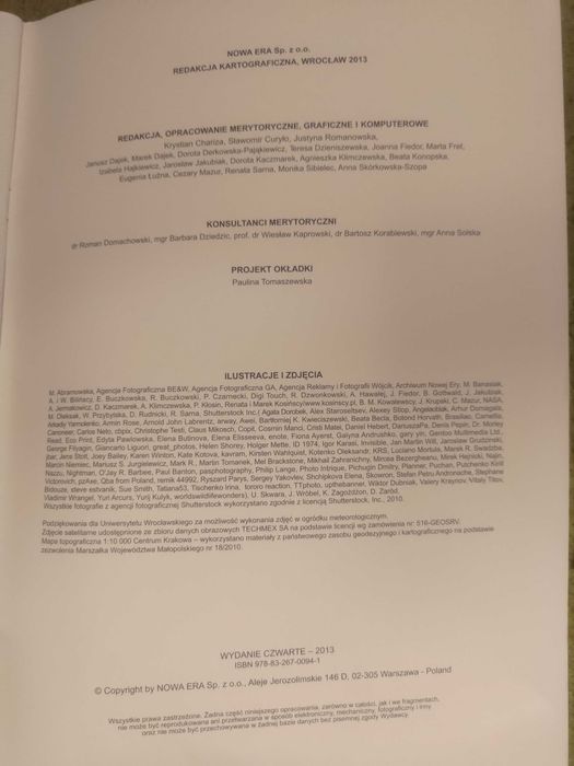 Atlas przyroda nowy. Nowa era