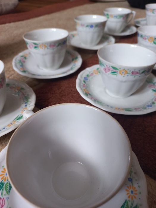 Porcelana serwis kawowy PRL