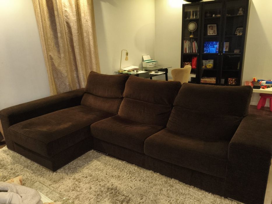 Sofa de 4 lugares com chaise Long