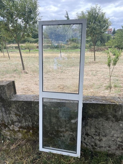 Janela fixa aluminio lacado