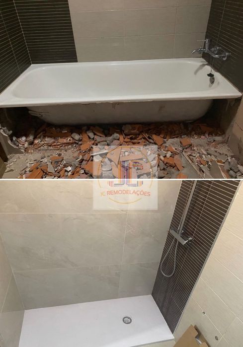 Trabalhos em construção / renovação