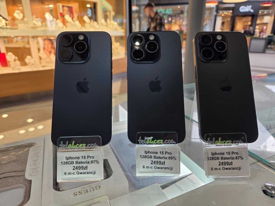 iPhone 15 Pro 128GB Blue/Black 6 m-c Gwarancji !!!
