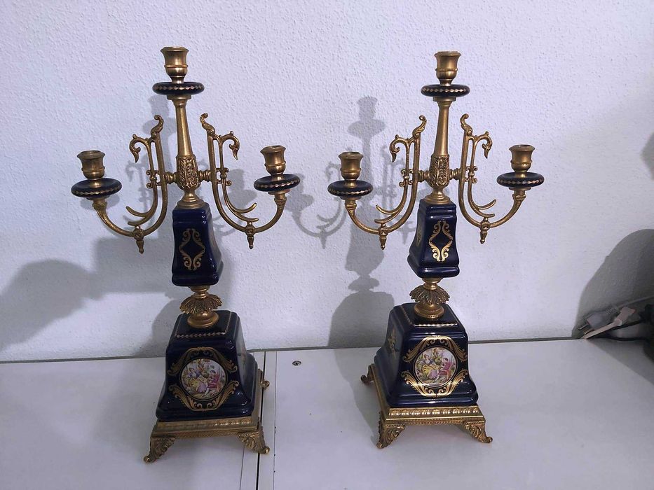 Conjunto de Castiçais Limoges