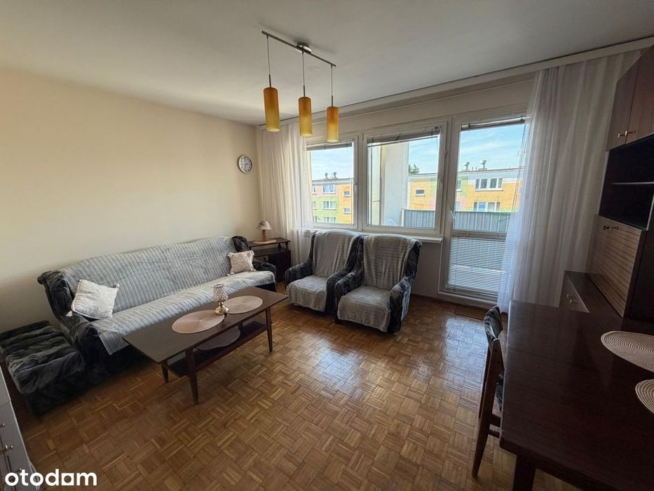 Mieszkanie 3 pokoje, 61m2, duży balkon, umeblowane, IV p., Kalisz