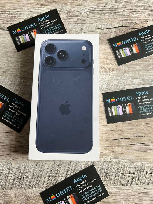 iphone 17 pro max 256 gb New deep blue E Sim айфон новий
