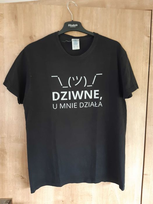 Koszulka męska / T-shirt męski z nadrukiem programisty