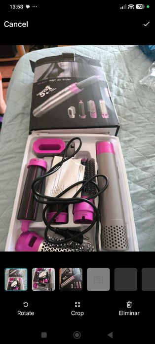 Kit modelador cabelo 5 em 1