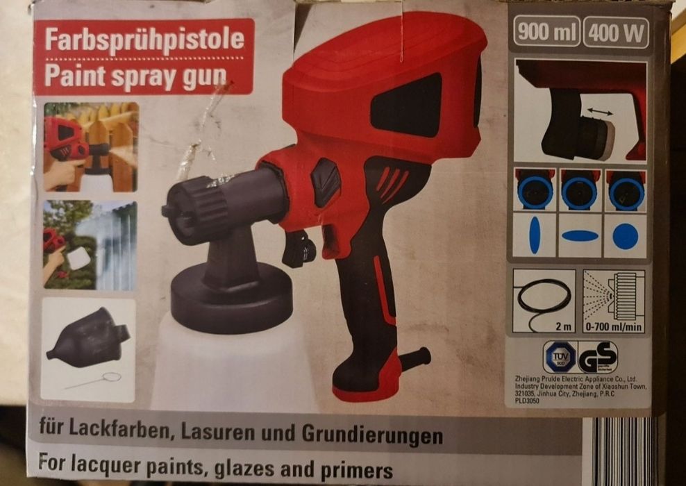 Pistolet malarski 400W. 900ml.