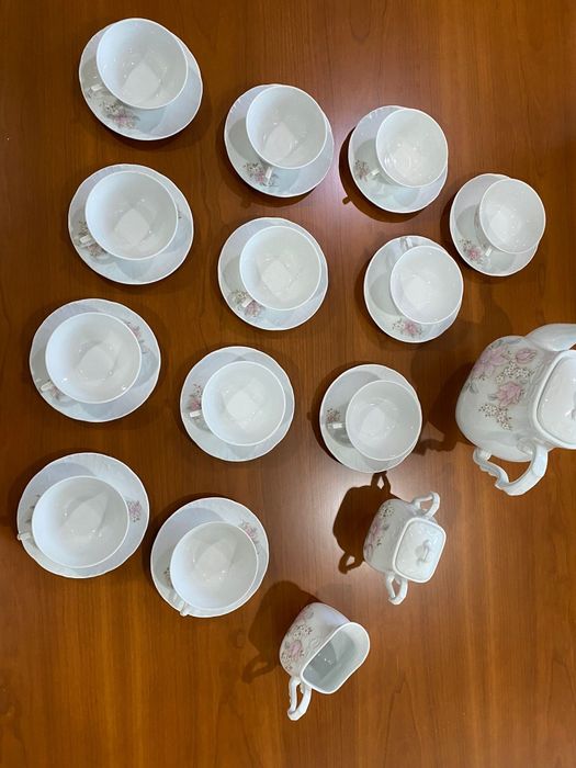 Jogo de chá novo Vista Alegre