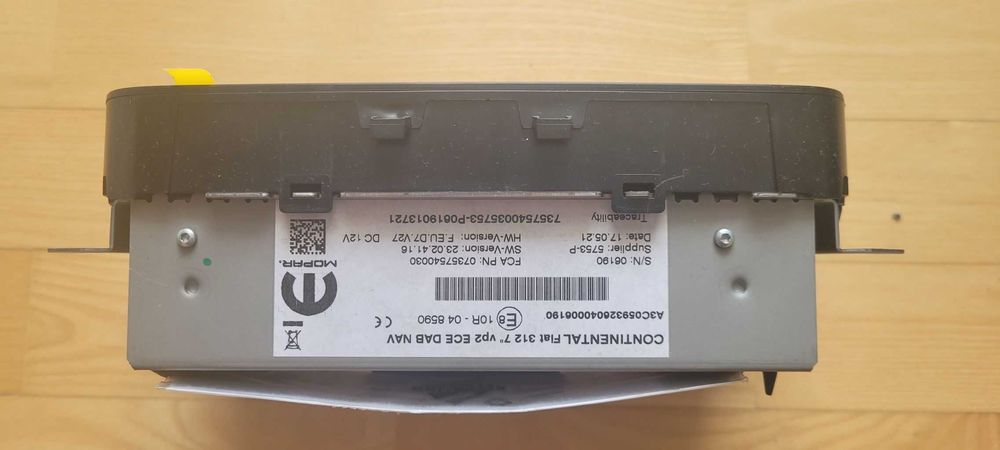 Fiat 500 500X radio