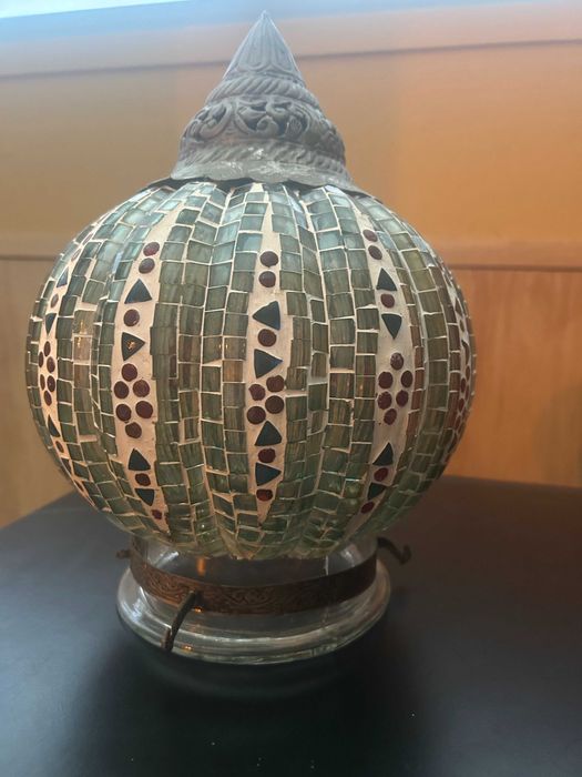 Cúpula / Lanterna Decorativa em Mosaico – Estilo Turco