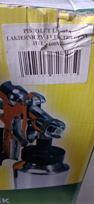 Pistolet lakierniczy elektryczny HVLP 600W