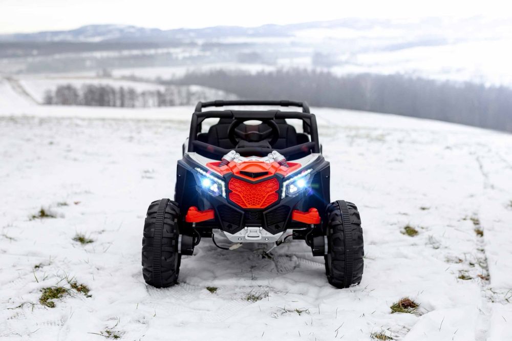 MOCNY UTV Quad 4X45 watna akumulator LED-Y pilot skóra auto samochód