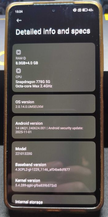 Telemóvel Xiaomi Poco X5 Pro 5g 256gb | Black edition