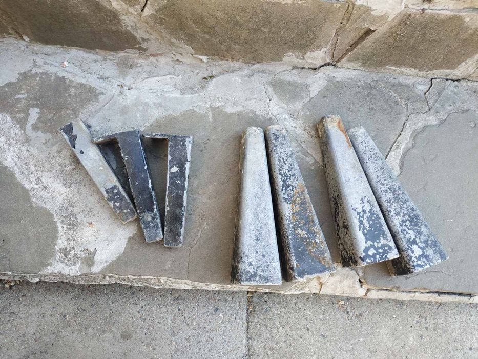 Ножки алюминий для тумб