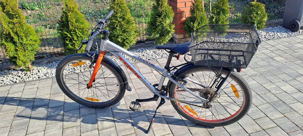 Lekki Trek Wahoo 24 | Srebrny | Stan BARDZO DOBRY | Koszyk