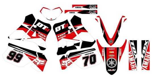 Kit Autocolantes Yamaha  DTR 125
