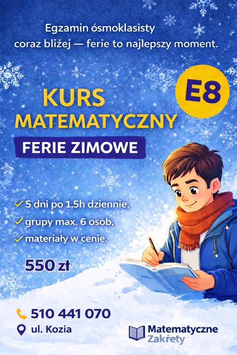 Korepetycje matematyka  Egzamin Ósmoklasisty