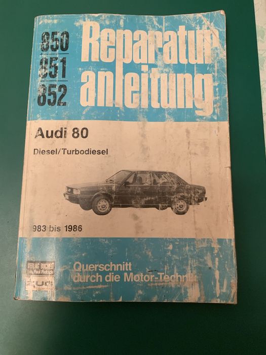 Audi 80 poradnik sam naprawiam 1983-86