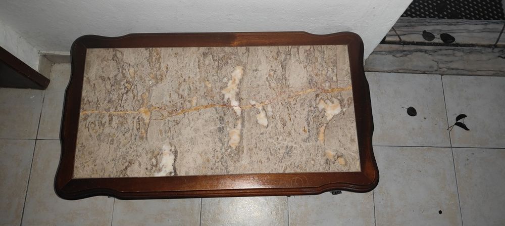 Mesa de centro de sala de marmore