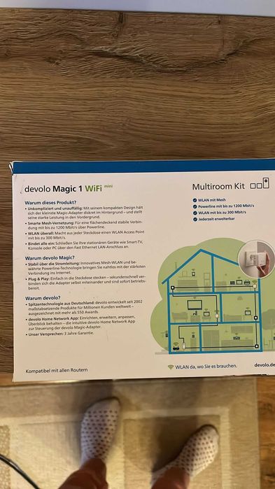 Transmiter sieciowy DEVOLO MAGIC 1 multiroom kit 7 (3 adaptery)
