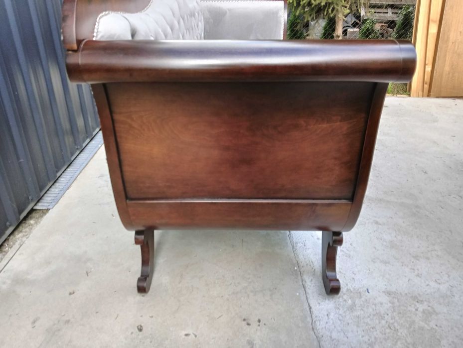Kanapa sofa Biedermeier antyk po renowacji