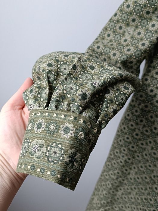 Sukienka damska midi boho w print retro vintage M 38