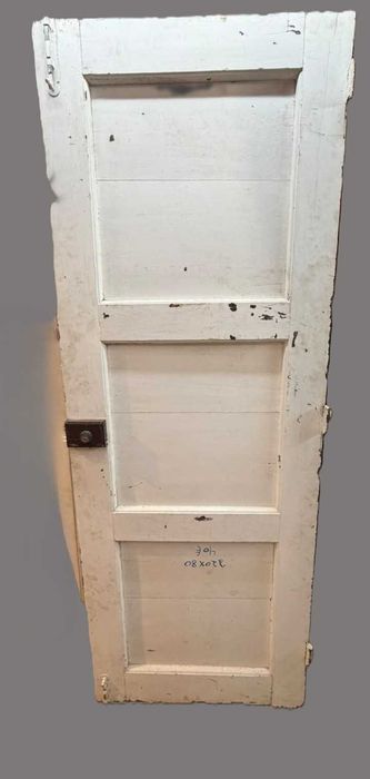 Porta de exterior antiga e robusta 220X79 cm