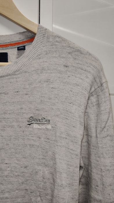 Sweter Superdry r. M kaszmir szary