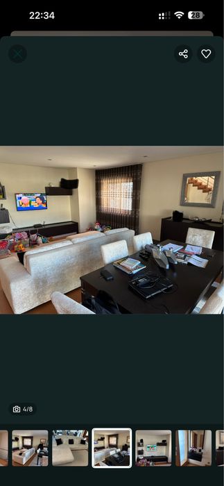 Mobília impecável para quarto, sala de jantar/estar e 3 Halls - OPORT.