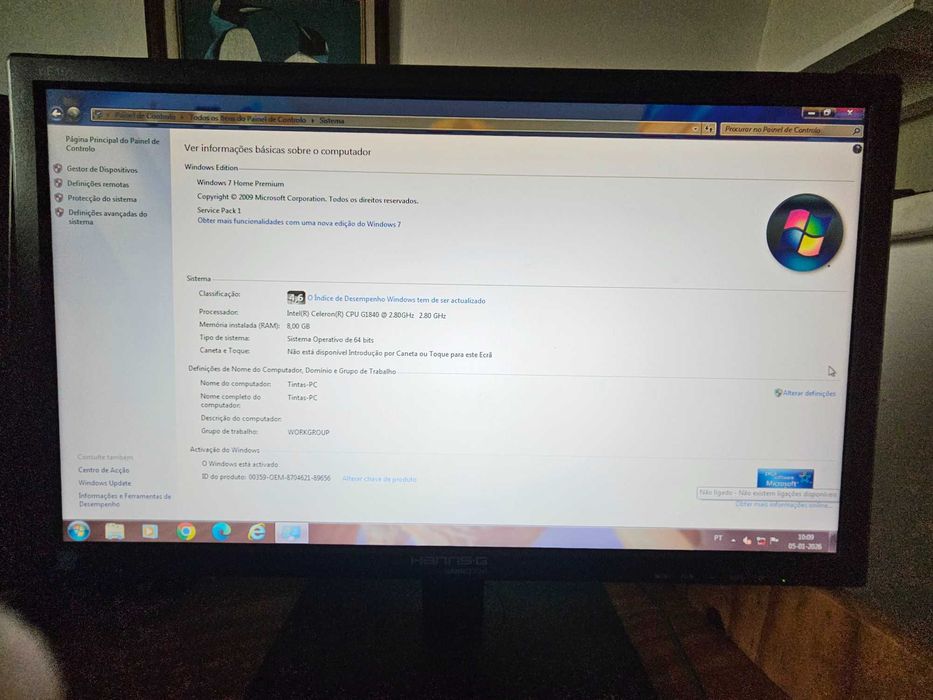 Computador Completo com mesa