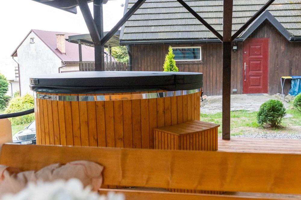 Domek Nad Jeziorem z balią do wynajęcia, Tęgoborze!  Wolne terminy!