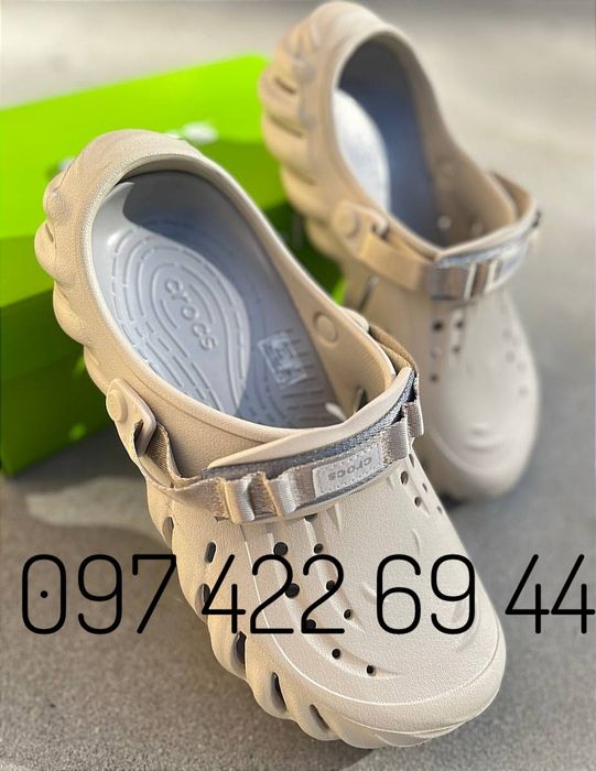 Крокси Crocs Echo Clog новинка сезона чоловічі сабо