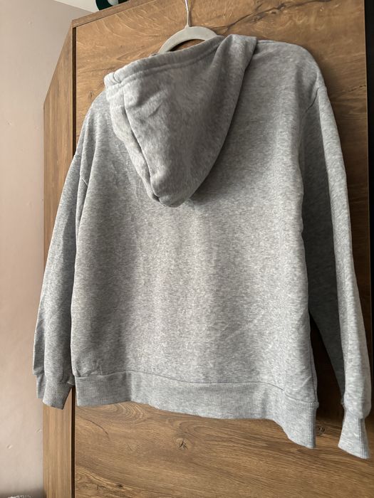 Bluza z kapturem szara Shein