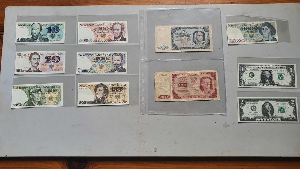 banknoty - prl - kolekcjonerskie