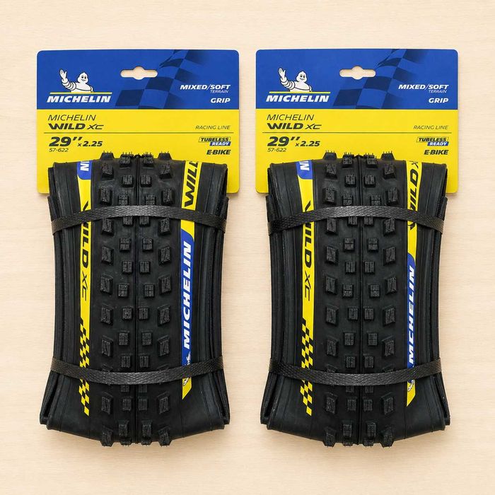 Pack 2 Pneus Michelin WILD XC Racing Line 29x2,25" TLR Folding
