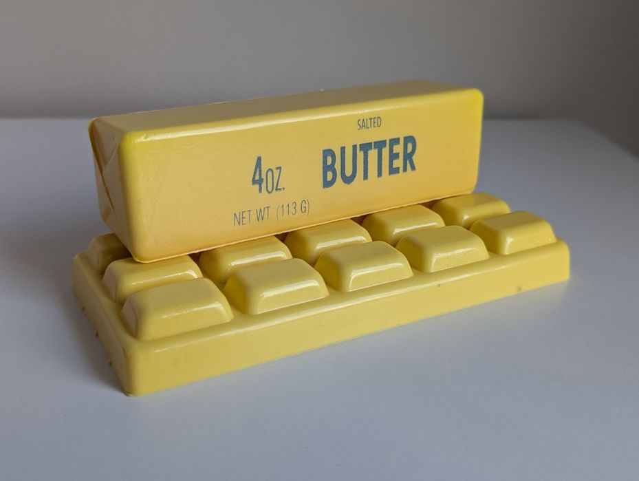 Сквіш Масло Butter Squishy  антистрес  13 см Шоколад Сквіш сир