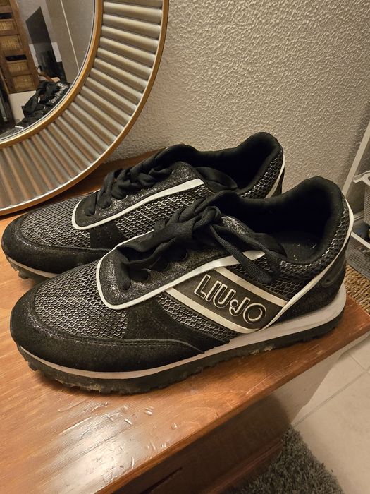 Tenis Liujo  39 preto e branco