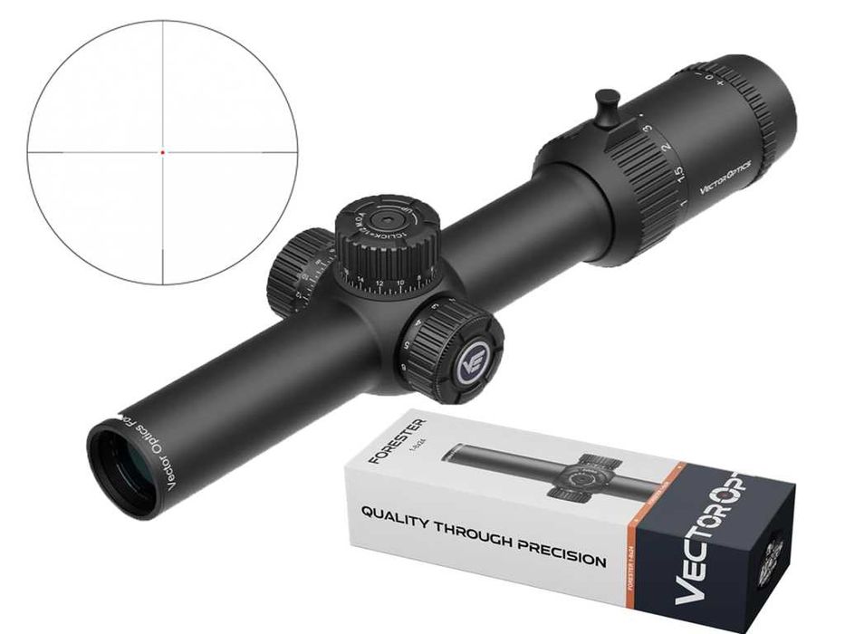 Luneta biegowa Vector Optics FORESTER 1-8x24 SFP / SCOC-38