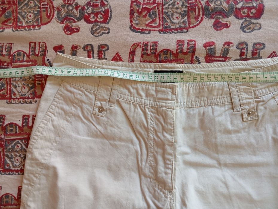 2 calças branca e cru Zara e HM 34