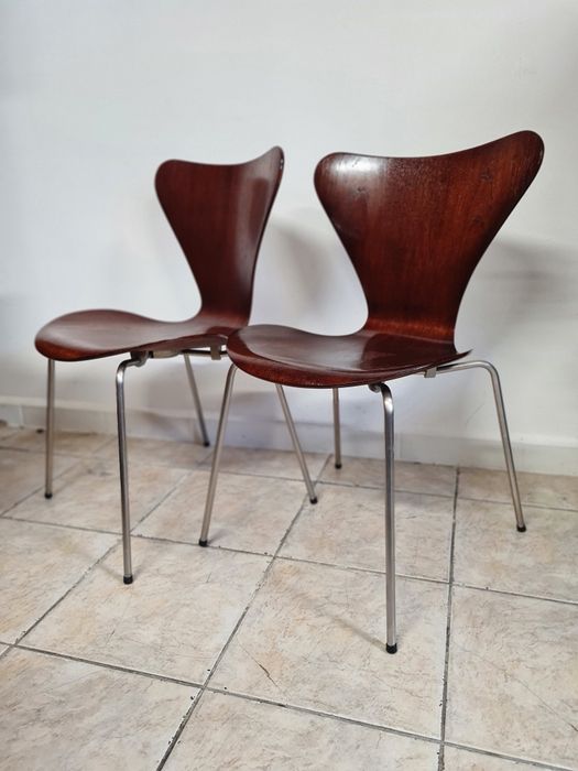 Krzesło proj.Arne Jacobsen model 3107 Fritz Hansen,mid century,vintage
