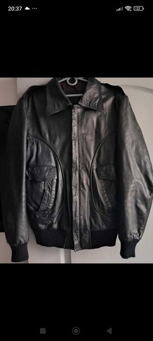 Skórzana kurtka bomber