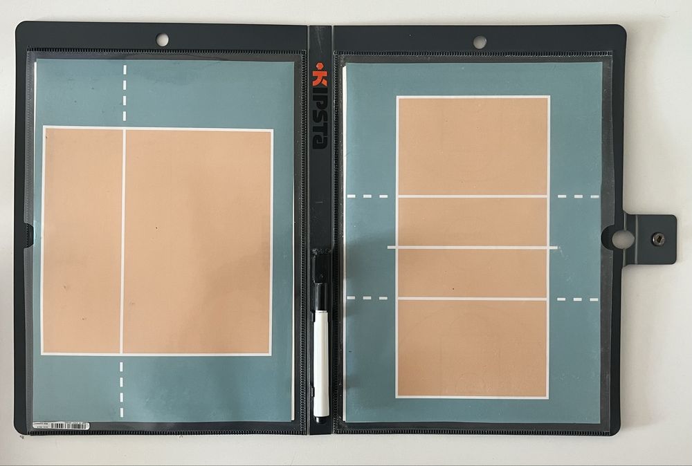 Teczka magnetyczna KIPSTA dla trenera planowanie taktyki