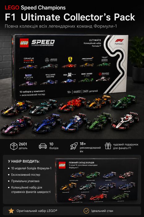 LEGO Speed Champions F1 Ultimate Collector's Pack