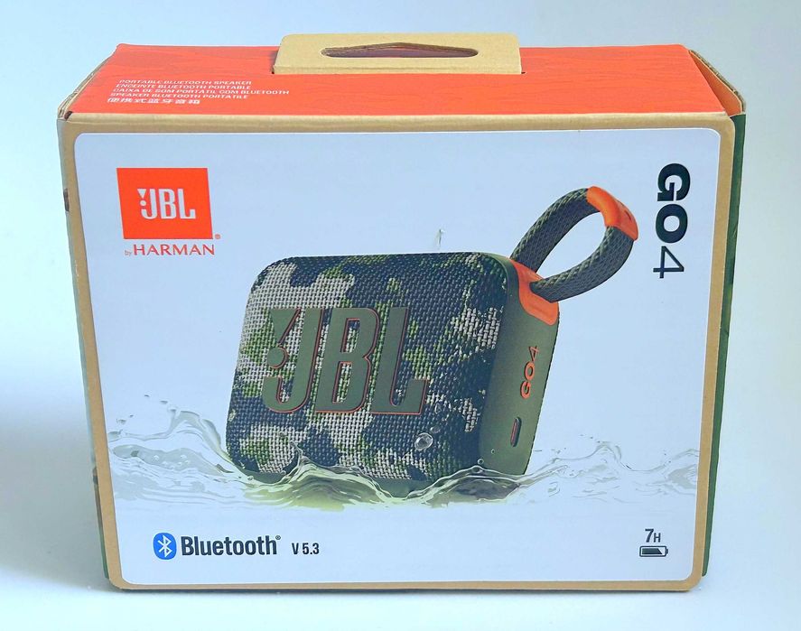 Głośnik przenośny Bluetooth JBL GO 4 - zielony, moro