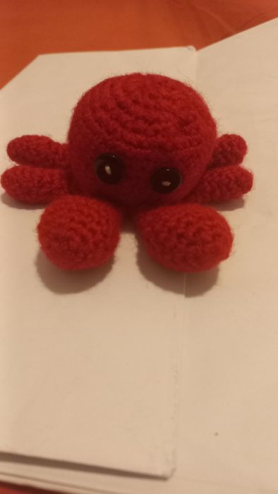 Caranguejo em Amigurumi